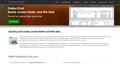 Desktop Screenshot of folder2list.com